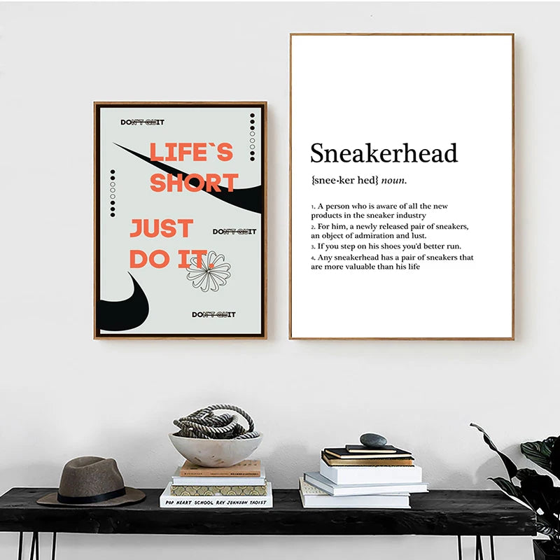 Fashion Sneaker Box Wall Posters Art Prints Modern Sneakerhead Quote Canvas Painting Wall Pictures Teenager Boys Room Decor Fashion Sneaker Box Wall Posters Art Prints Modern Sneakerhead Quote Canvas Painting Wall Pictures Teenager Boys Room Decor